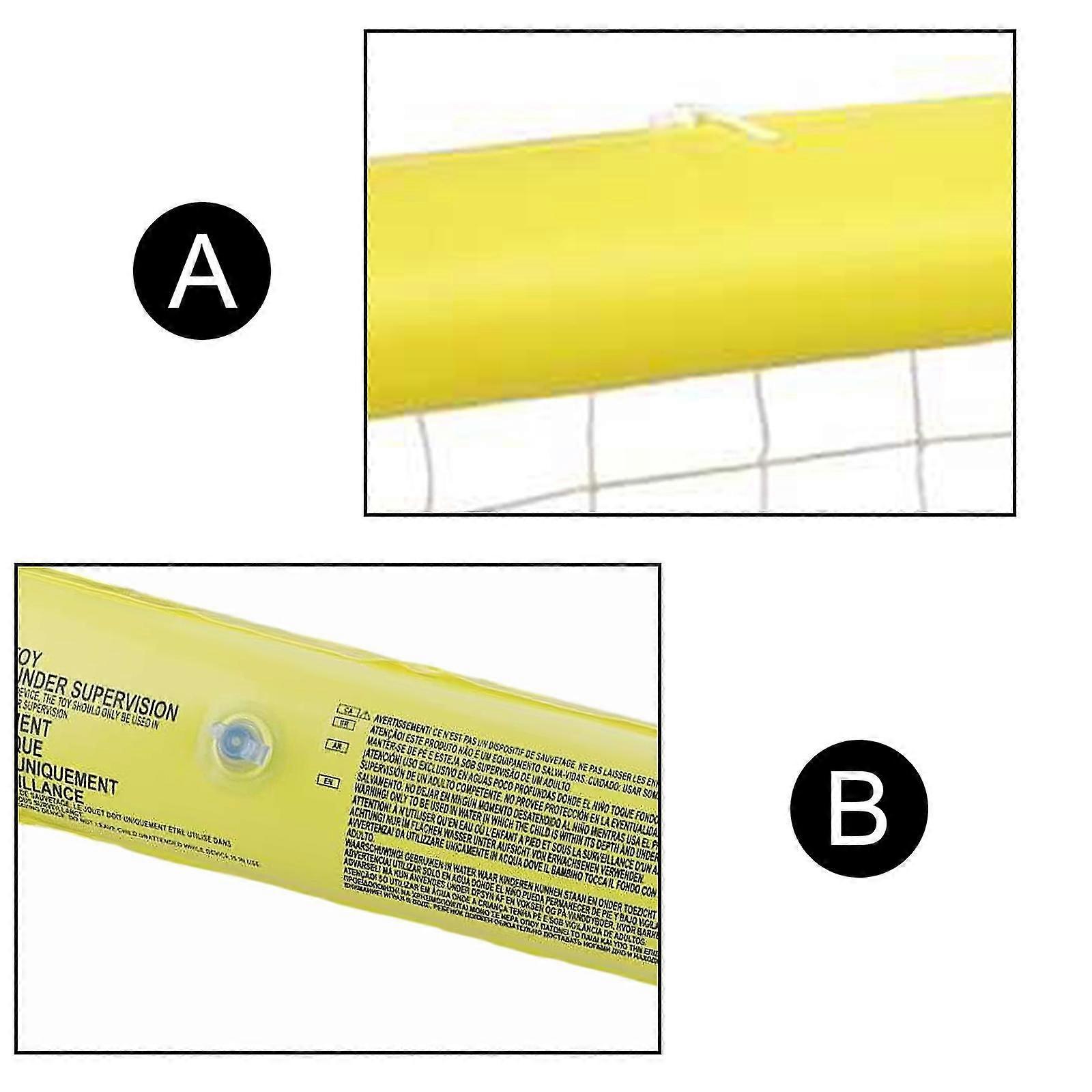 Uppblåsbart vatten Handboll Gate Pool Mål Net Vatten Beach Leksaker