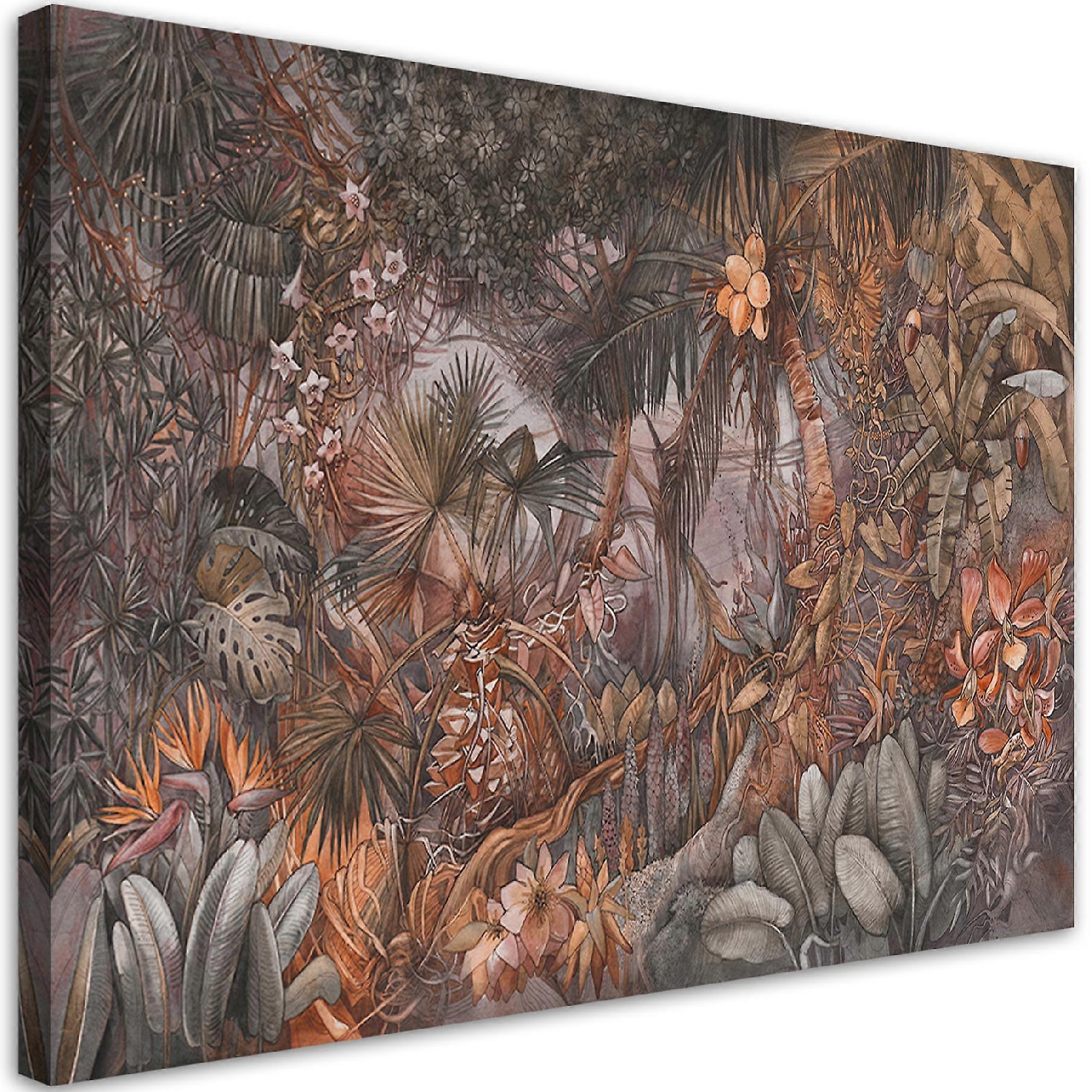 Impression sur toile, Jungle profonde - 120x80