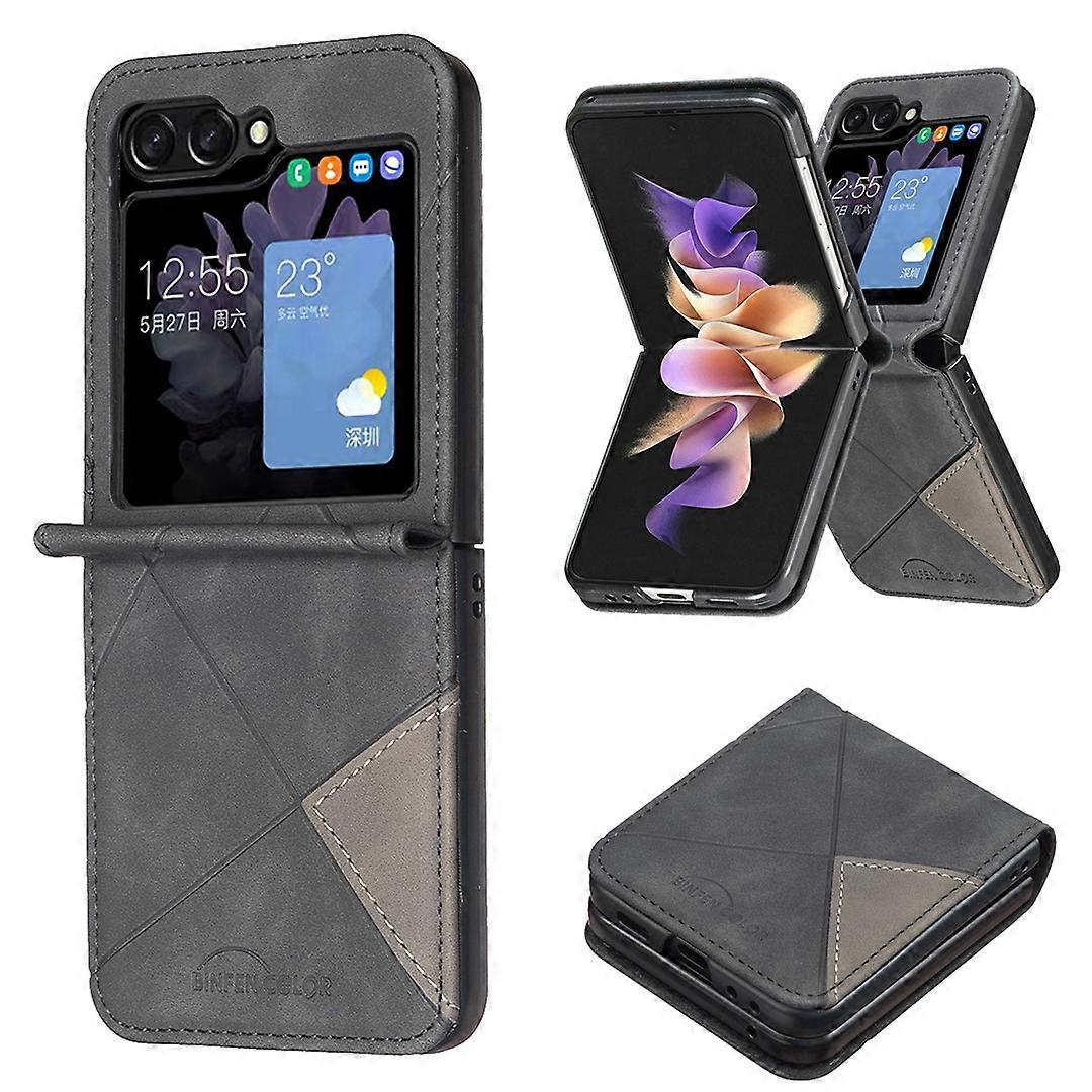 Rhombus Texture PU + PC Shockproof Phone Case