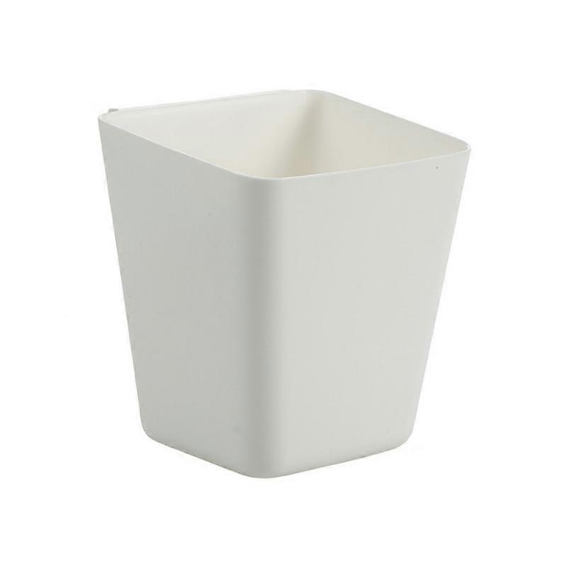 1PC Trolley Hanging Storage Buckets Portable Bedside Kitchen Basket Plastic Household Back-mounted