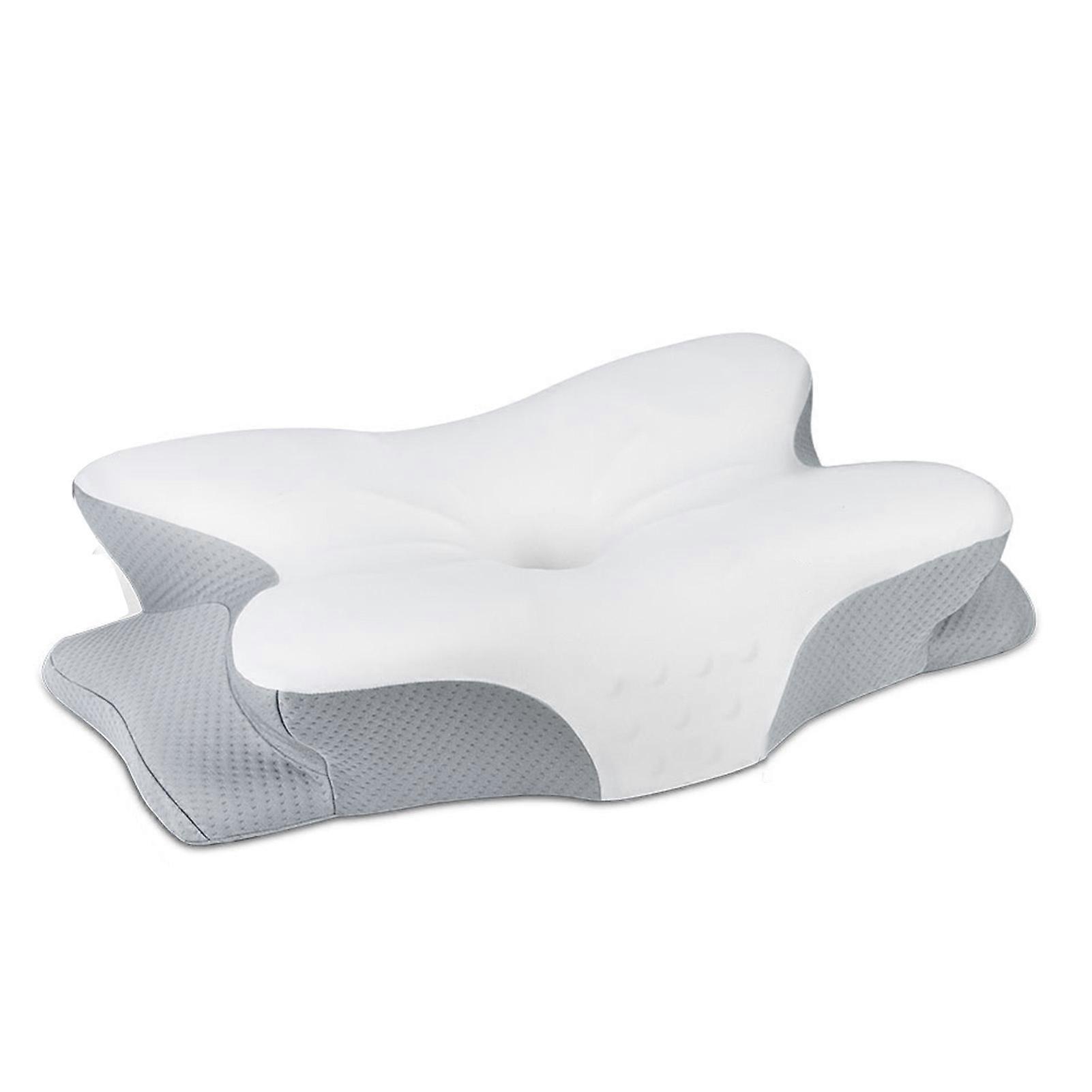 Cervical Memory Foam Soft Breathable Ergonomic Thickened Ice Silk Neck Support Pillow for Adults Sleeping