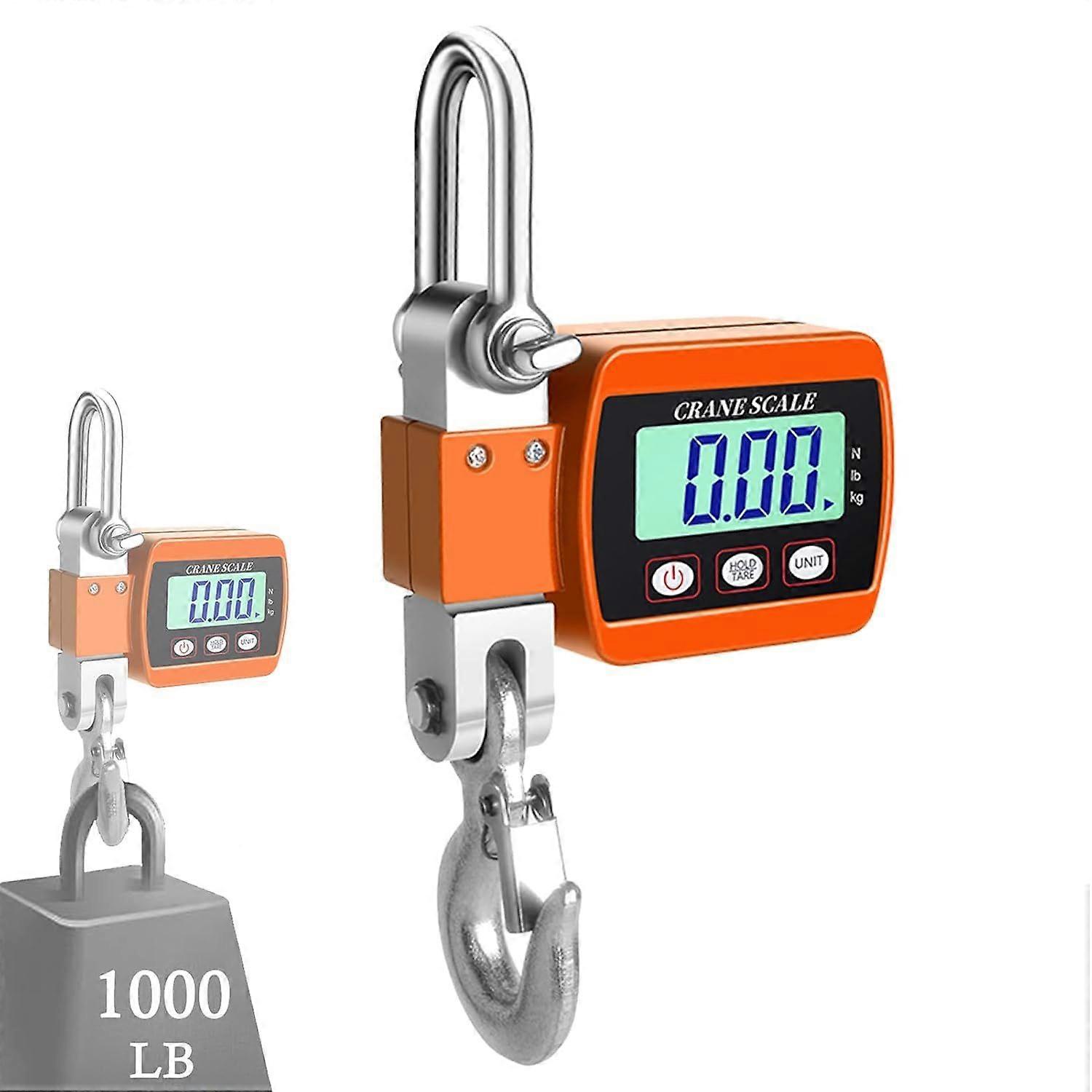 Electronic crane scale 500kg-orange