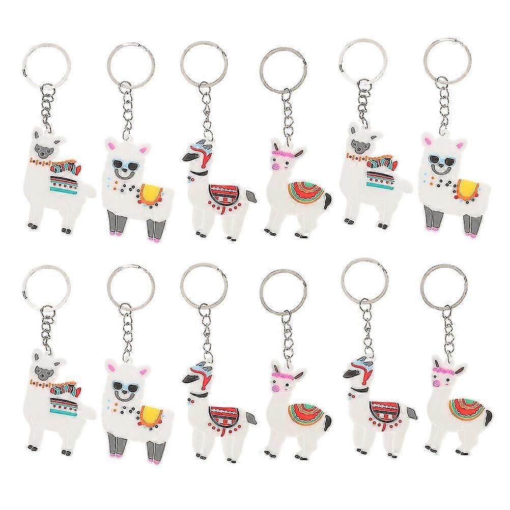 24 Pcs Couples Keychain Decorative Key Chain Animal Keychains Purse Charm Designer Key Chain