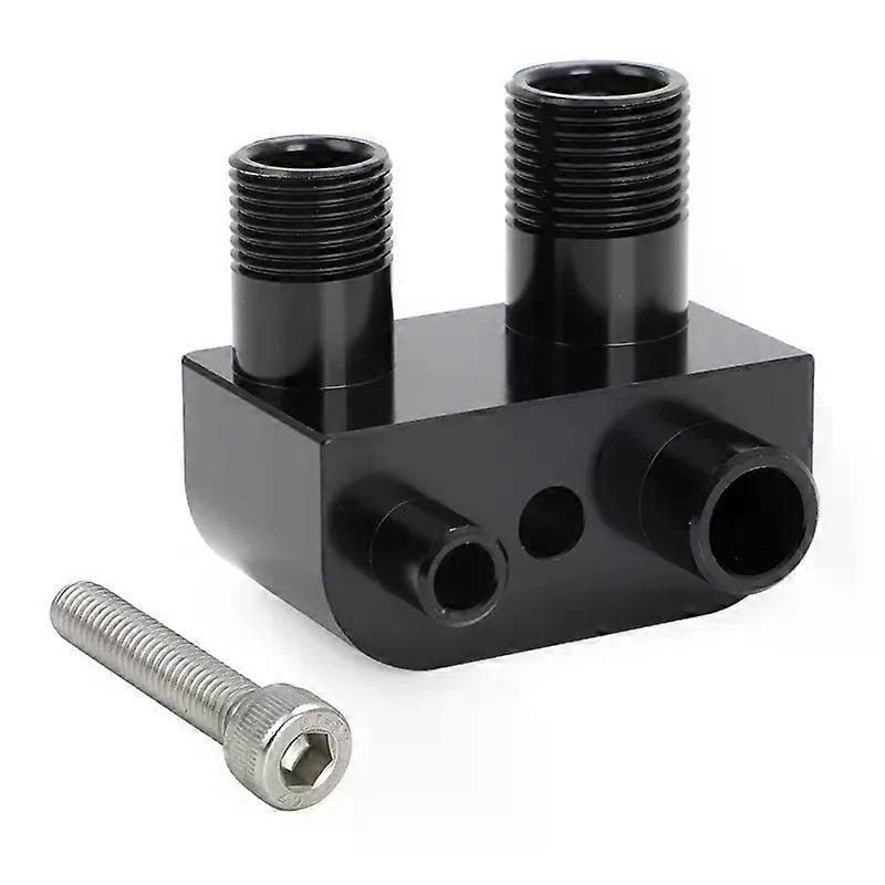 High quality Billet Aluminum A/C Line Compressor Adapter block fitting For GM Gen V L86 L83 Engine Swap Conversion
