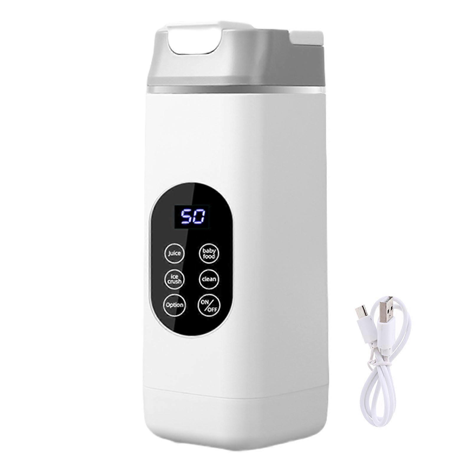 Juices Maker Small Mixers Juicing Cups Travel Juices Maker Powerful Juicing Device Suitable for Making Beverages Juices  White