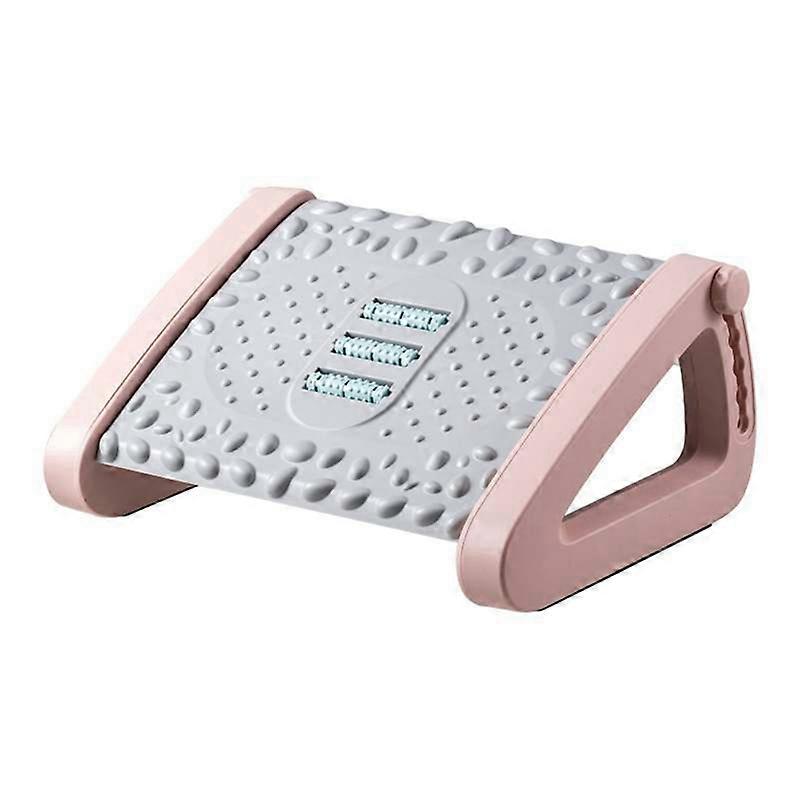 Foot Rest Stool Adjustable Foot Stepping Platform with Rollers C
