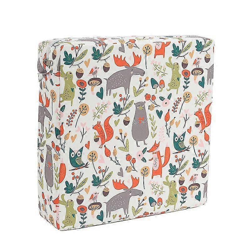 Lebanghui Cute Booster Seat Chair Child Comfortable Seat Cushion Children Stable Dimensionally Safety Buckle Washable Cover