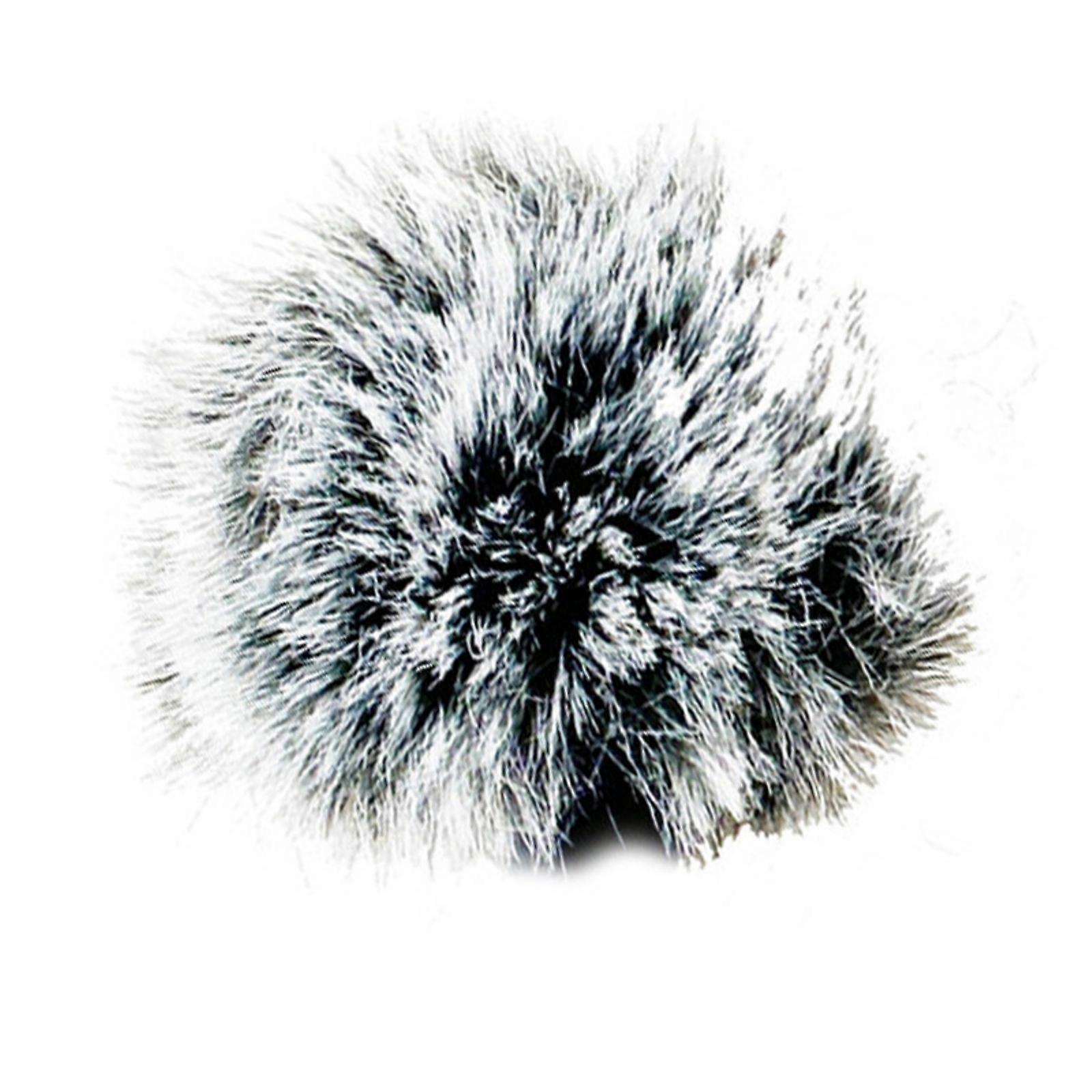 Furry Windscreen Soft Furry Lapel Mic Microphone Cover Muff for Wind Reduction in Challenging Environment Multicolor