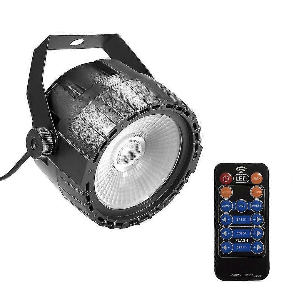 10W RGB UV COB LED Par Light Télécommande sans fil DMX Éclairage de scène pour spectacle de bar de fête (prise UE)