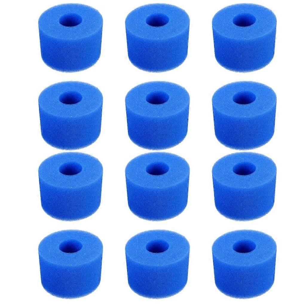 12Pcs Swimming Pool Foam Sponge Reusable Washable