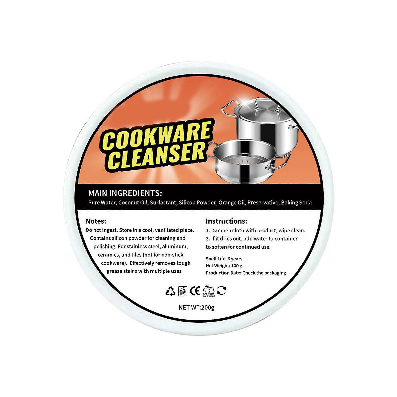 Powerful Grease and Rust Remover Kitchen All-Purpose Cleaning Powder Clean and Protect Your Cookware Rust Remover