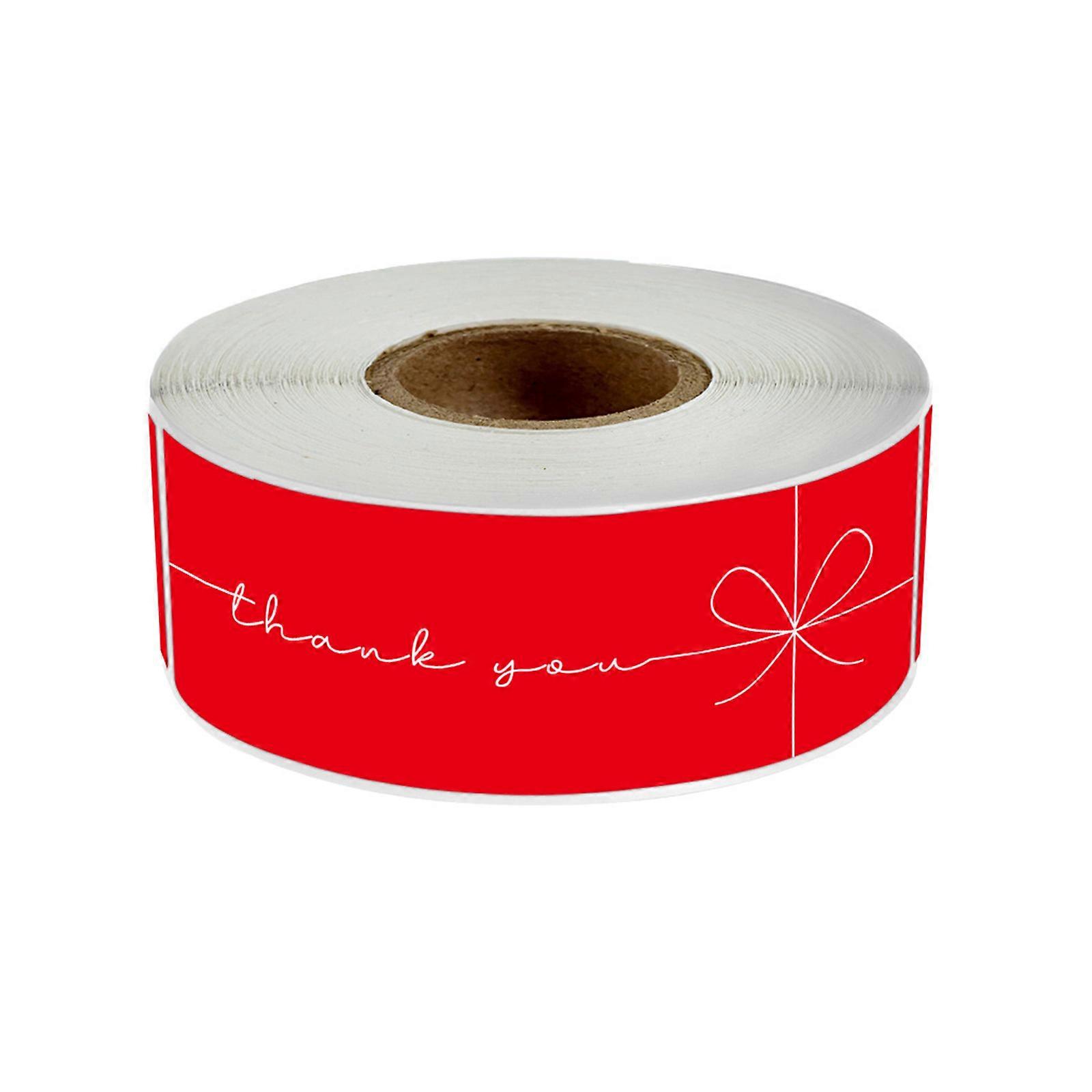 Thank You Stickers Set of 120 Sealing Rectangle Lables Tags Wrapping Supplies
