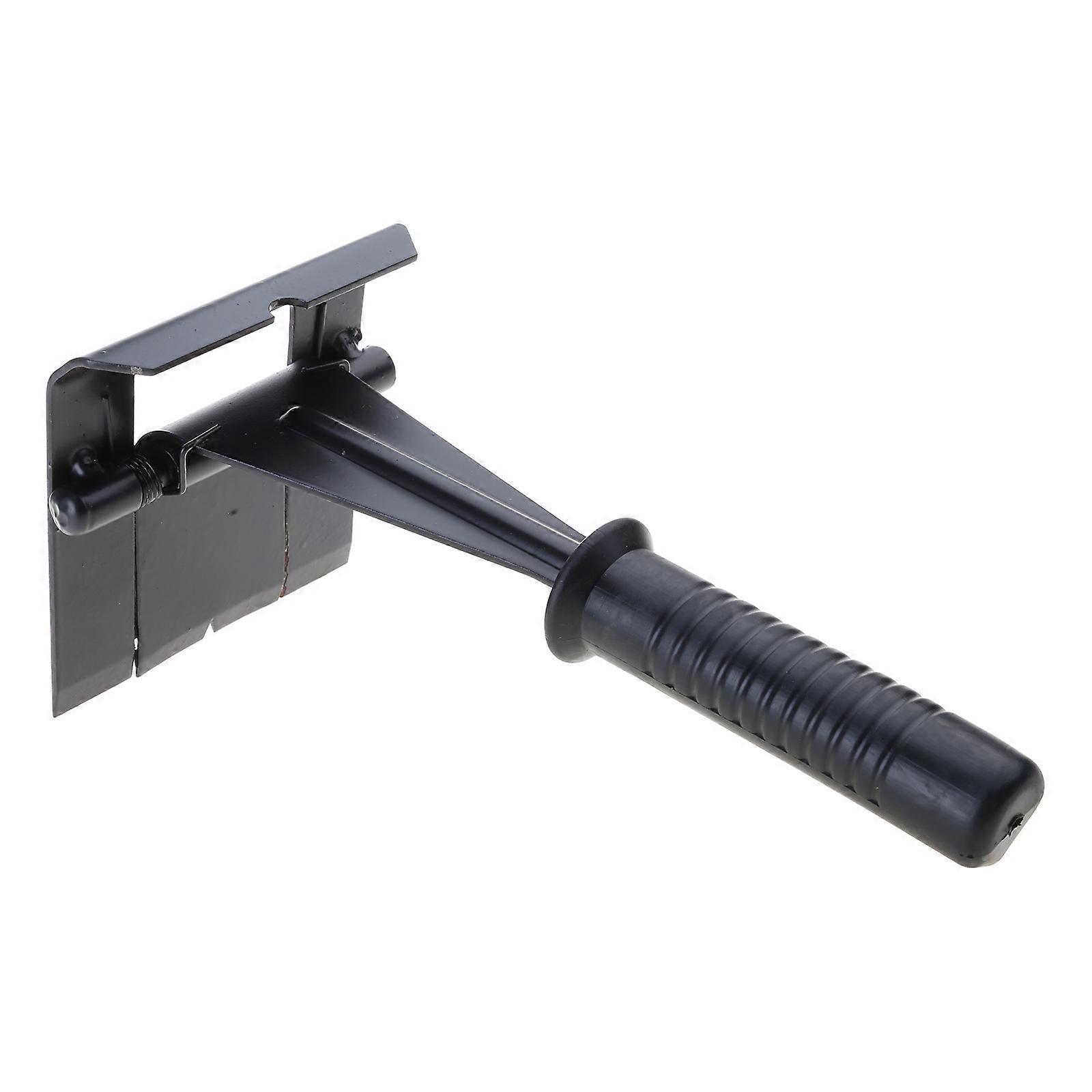 Trim Puller Pry Bar with Silicone Handle Steel Multi-Tool Heavy Duty Tile Removal Tool for Removing Wood Floor Baseboard