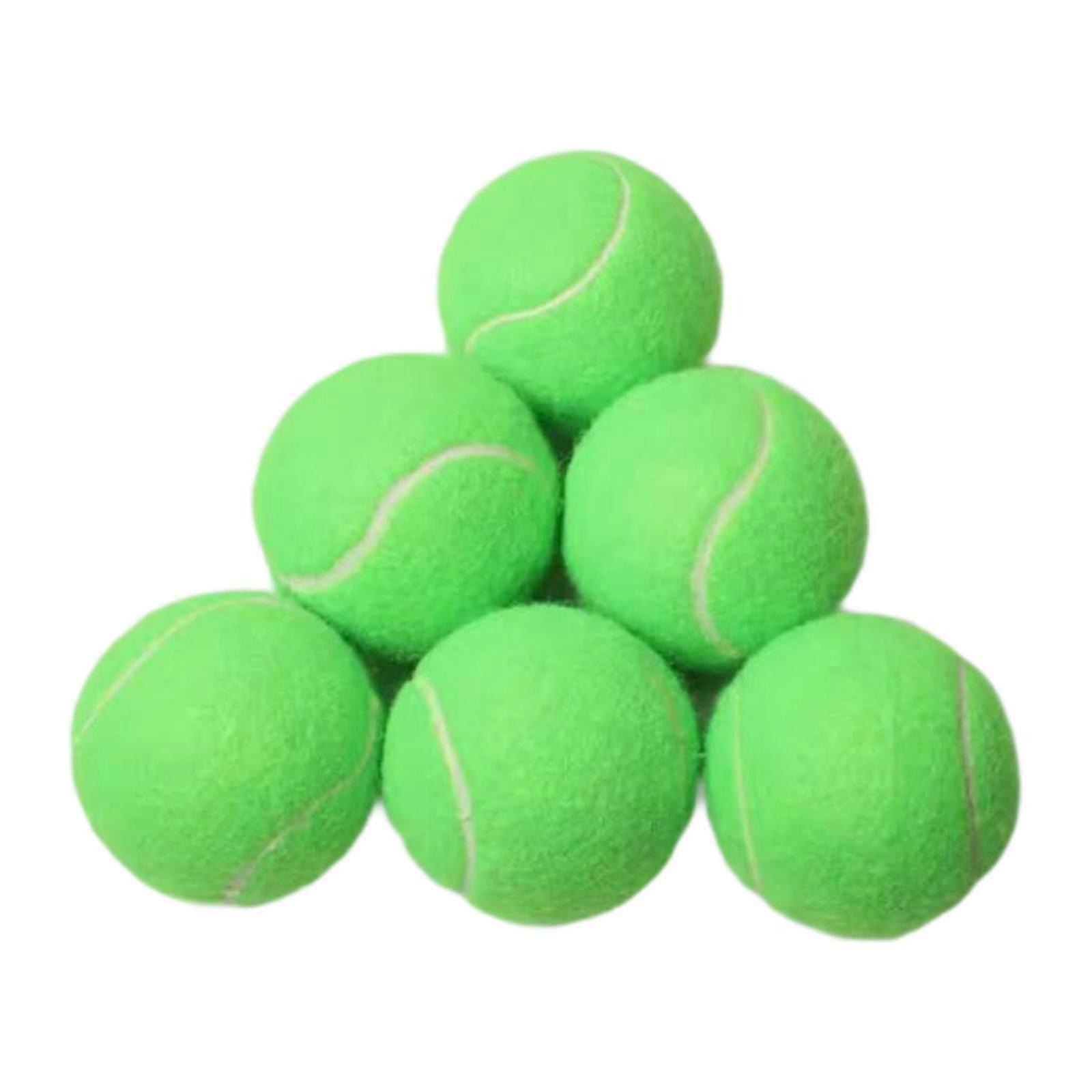 テニスボール 6個 トレーニングボール 犬用テニスボール プロ仕様 弾性ボール 耐摩耗性 スポーツ初心者 エンターテイメント用