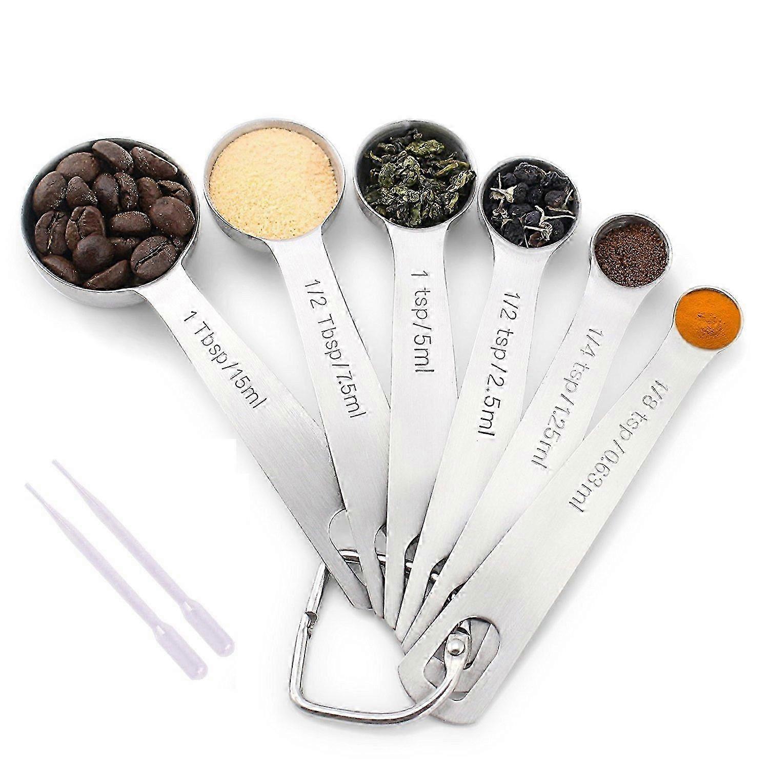 2025 Stainless Steel Measuring Spoons - Precision Baking Set (Single Unit)