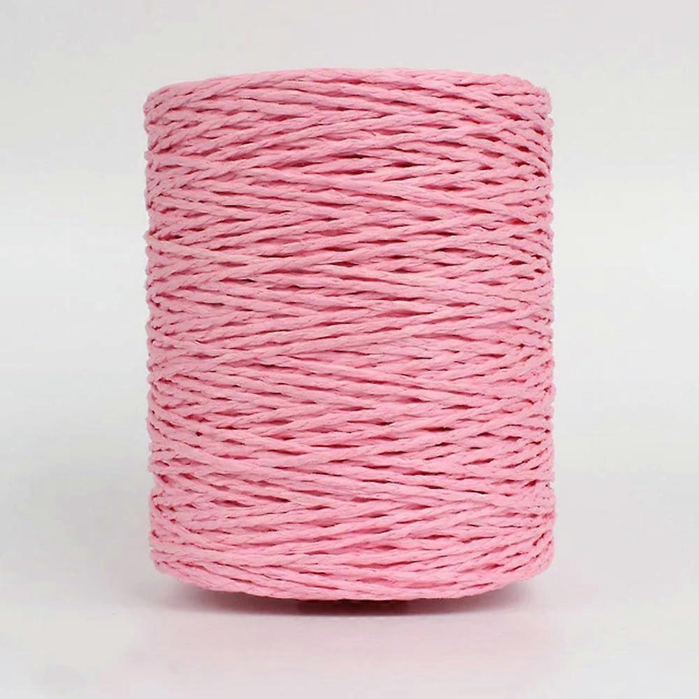 natural bast cords, bast straw yarn, for DIY, hand knitting, crocheting, colorful thread