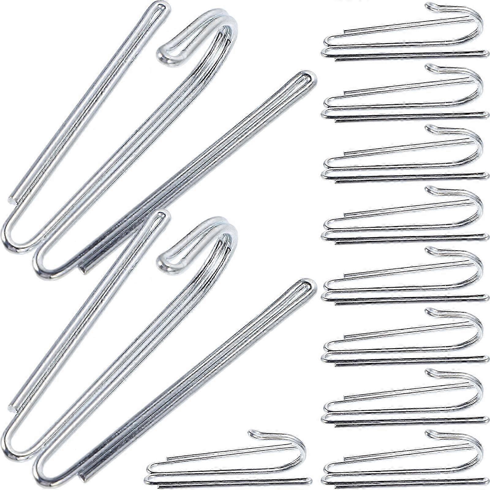 50pcs Drapery Hooks for Window & Bathroom Curtains - 5.3x2.3CM