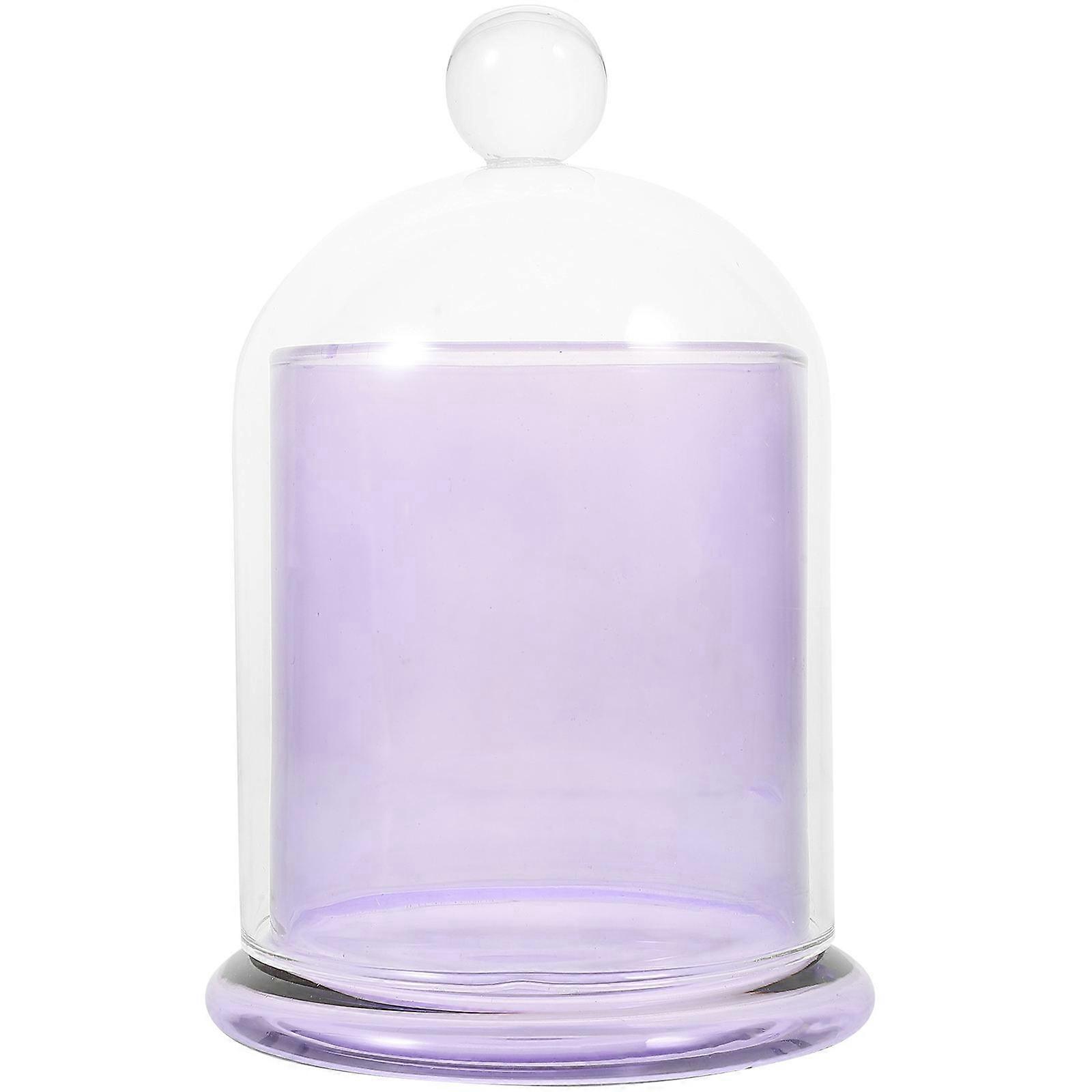 Cup For Candles Aromatherapy Candle Cup Glass Modern Style Candle Jar Decorative Candle Holder Bedroom High Borosilicate Glass 1Set