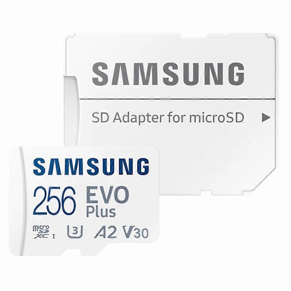 SAMSUNG EVO Plus 256GB Microsd Card U3 V30 A2 TF Card with Card Adapter,Read Speed: 160MB/s