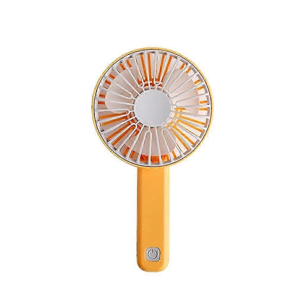 Portable Mini USB Rechargeable Hand Fan-Yellow
