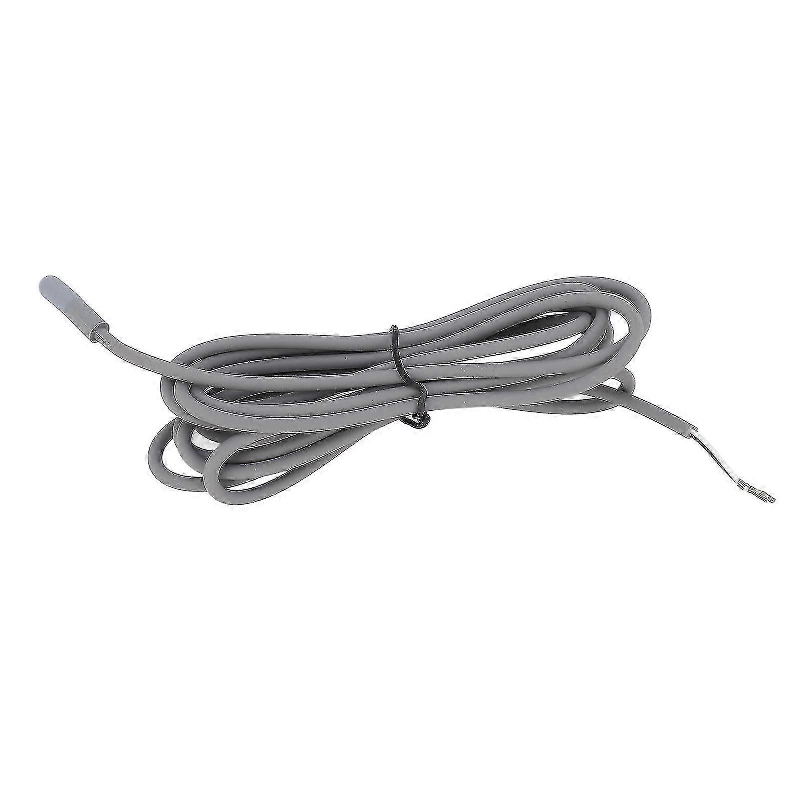 10K Stainless Steel Waterproof Temperature Sensor Probe with 2 Meter Cable - Thermostat Probe for Temperature Range -10 to 100 Degrees Celsius