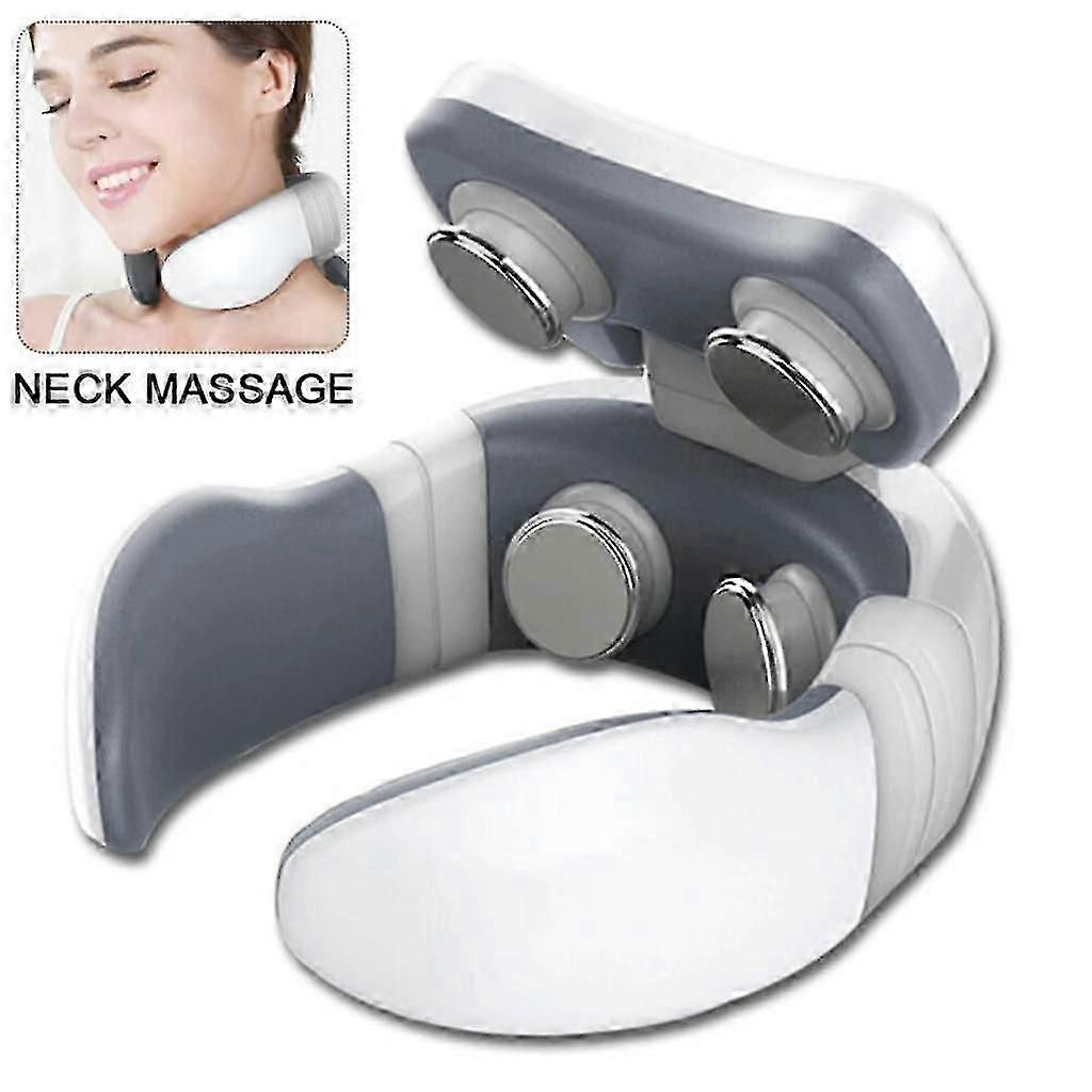 Neck Massager, Deep Tissue Cordless Massager With Heat