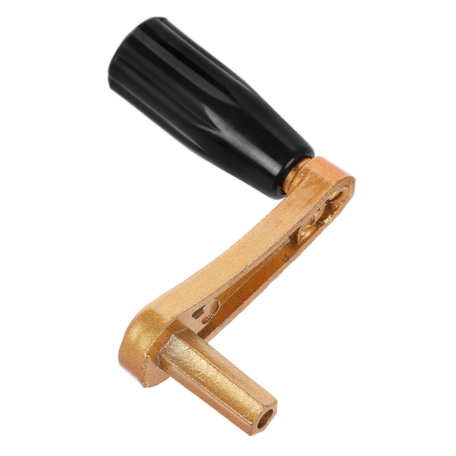 Manual Lift Clothes Hanger Crank Handle Six Tooth Angle Design Stable Drying Support for Balconies Indoors Metal Parts Multi Use Laundry Aid