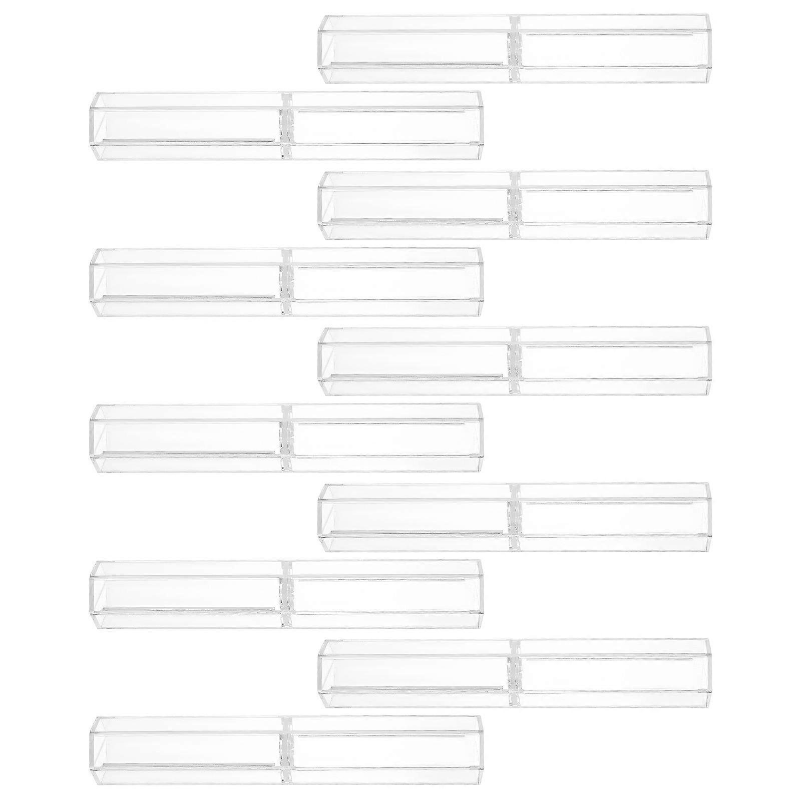 Pen Box Empty Pen Cases present Packaging Compact Size For Ballpoint Pen Students 15.10X2.40X2.40CM 10Pack