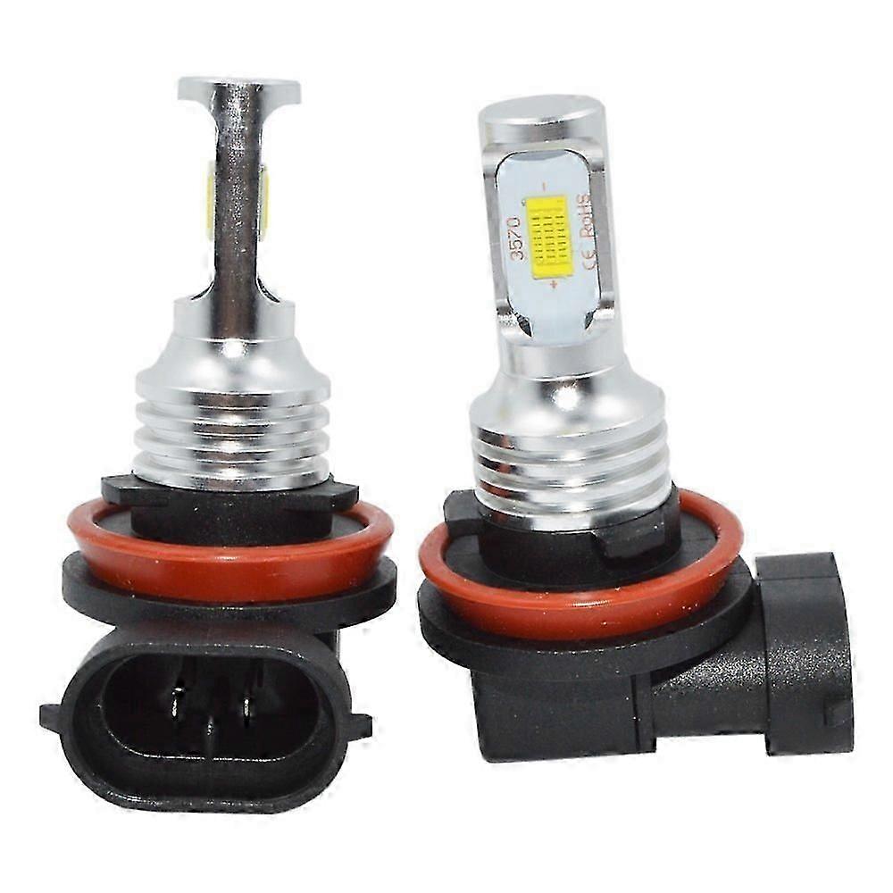 H8 H11 LEDフォグライト電球3030SMD 1800LM6000Kホワイトカードライビングランニングランプ