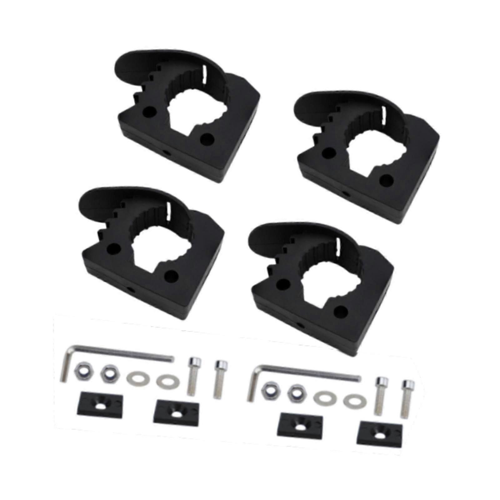 Generic Rubber Clamp Securing Equipment Mount Bracket for RV Garage UTV 1pcs