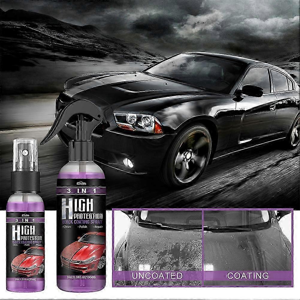 High Protection Quick Car Ceramic Coating Spray 3 in 1 -Fast Dispatch