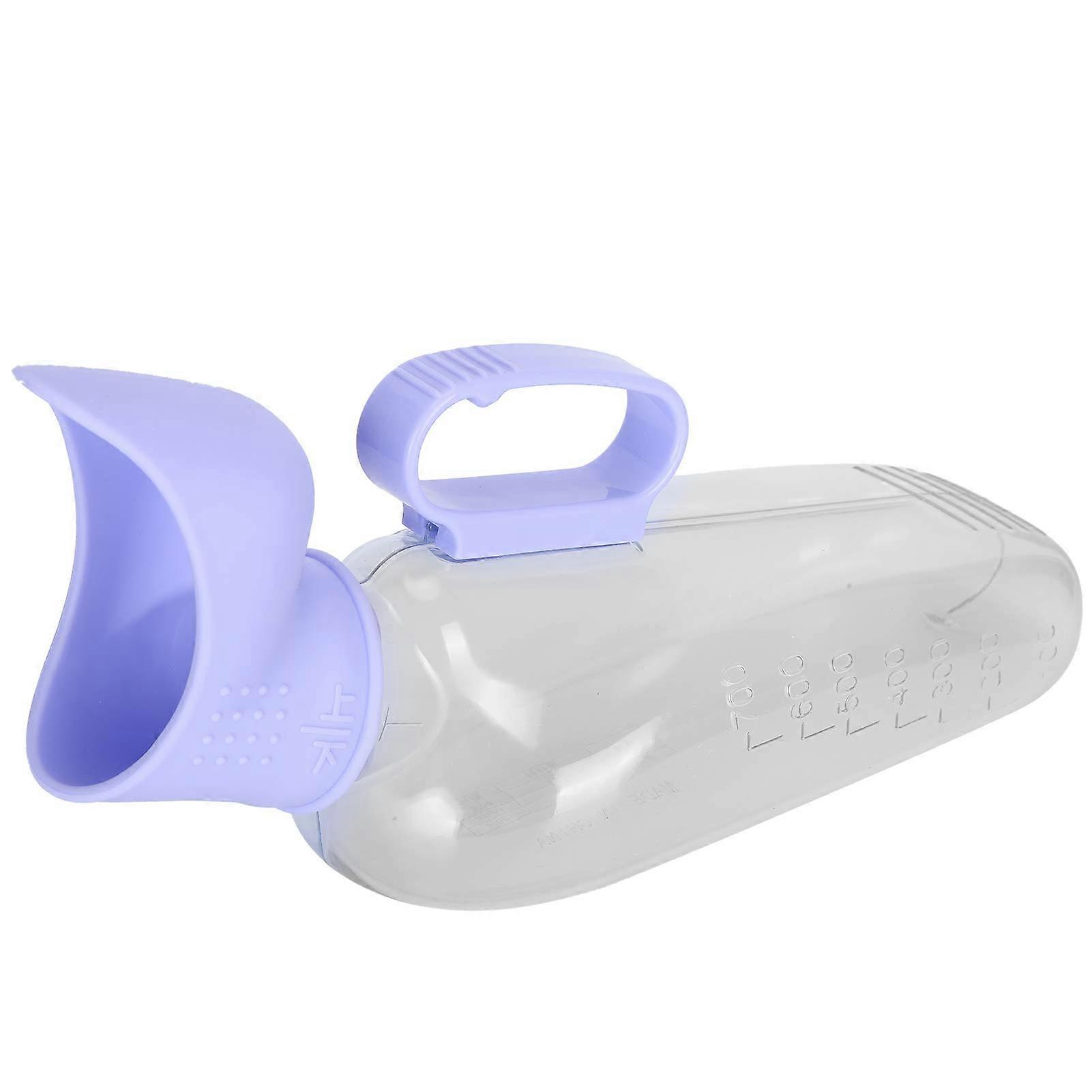 Women's Urinal 700 ml Portable Reusable Female Urination Device With Lid And Cleaning Brush Urine Collector