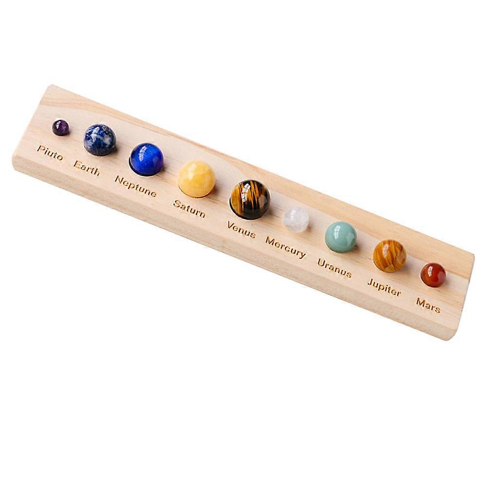 Decorative Spheres Planet Ornament Mineral Decor 1Set