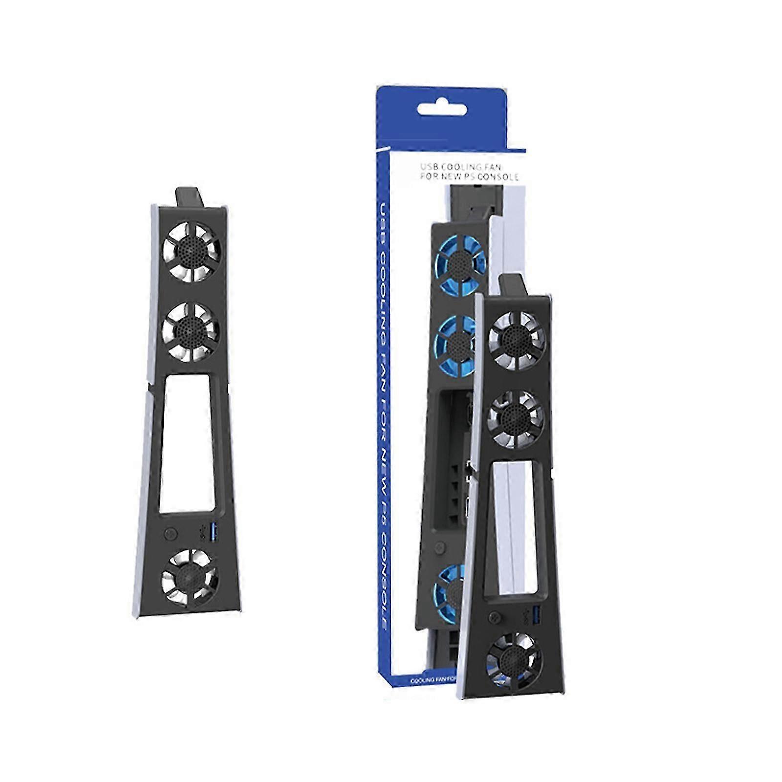 For PS5 Slim Cooling Fans, Cooling Fan Compatible with for PS5 Slim Discs Edition and Digital Edition with 3 Cooling Fans