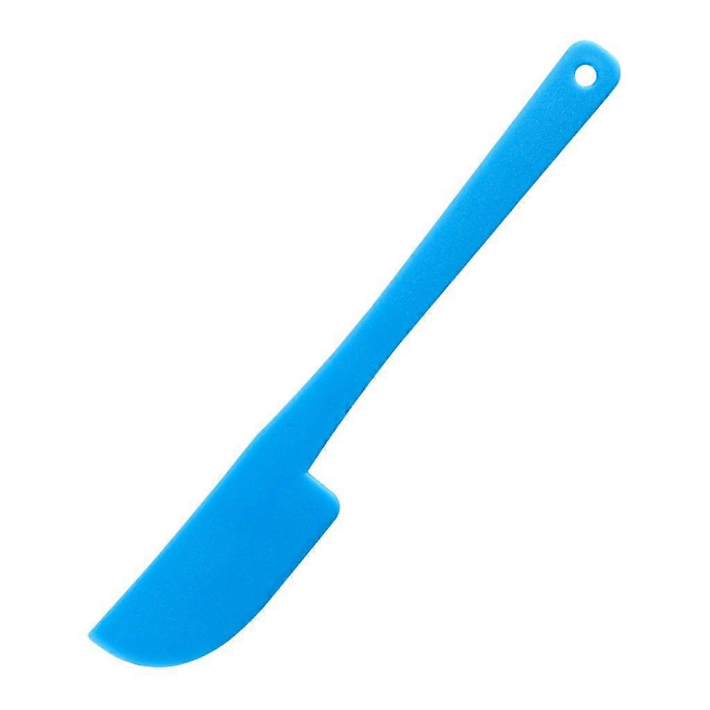 Plastic Butter Cake Spatula Mixing Dough Scraper Knife Brush Baking Tools - Blue