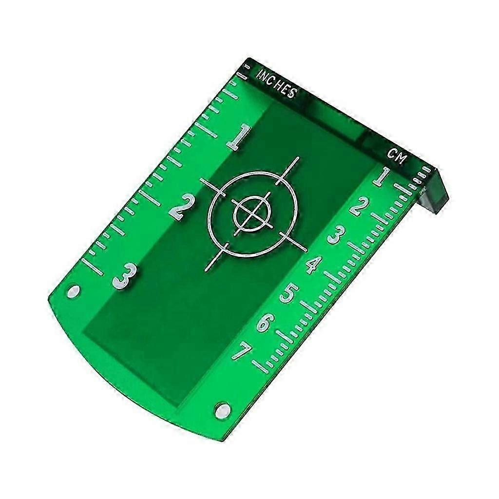 レーザーターゲットカードプレート、緑/赤、レーザーレベル、磁気/壁と床にぶら下がっています