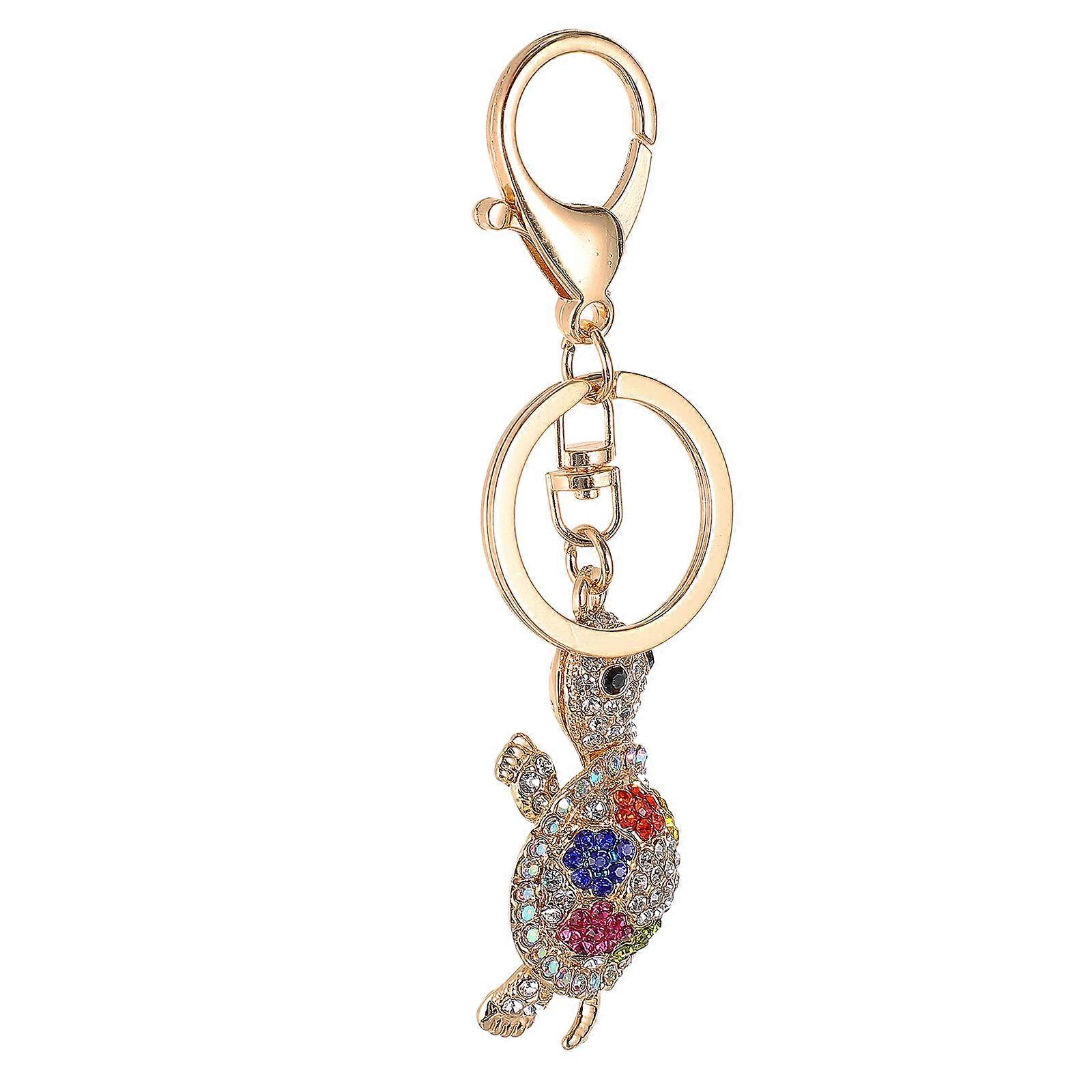 Chic and Shiny Tortoise Key Chain Metal Key Chain Handbag Accessories For Key Owners 1Pcs