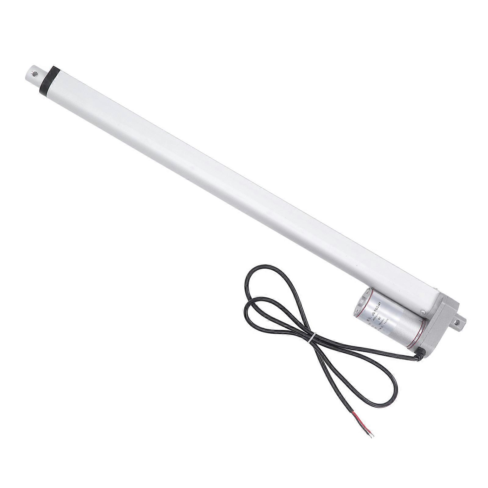 Mini Linear Electric Actuator for Motor Motion Outdoor Agriculture Track Robotics Home Automation 750N 450mm White 12V Actuator with Controller Remot