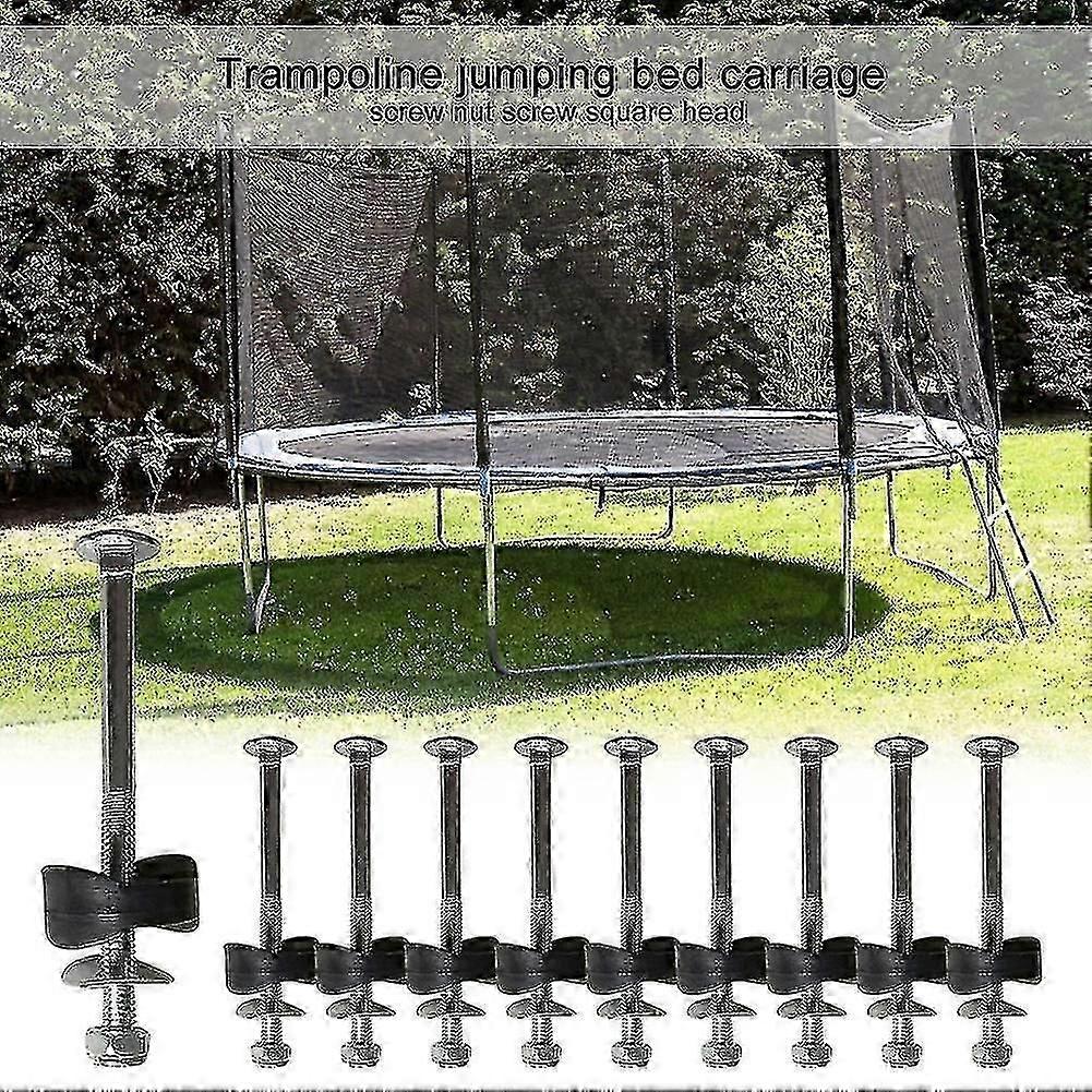 Set Of 12 Trampoline Spacers With Screws To Secure The Trampoline - Replacement Accessories For Trampoline