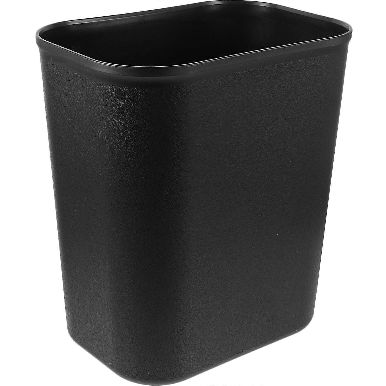 Space Saving Square Garbage Bin, Compact Trash Can for Office, Home, Kitchen & Dorms – Easy to Clean, Sleek Design for Small Spaces
