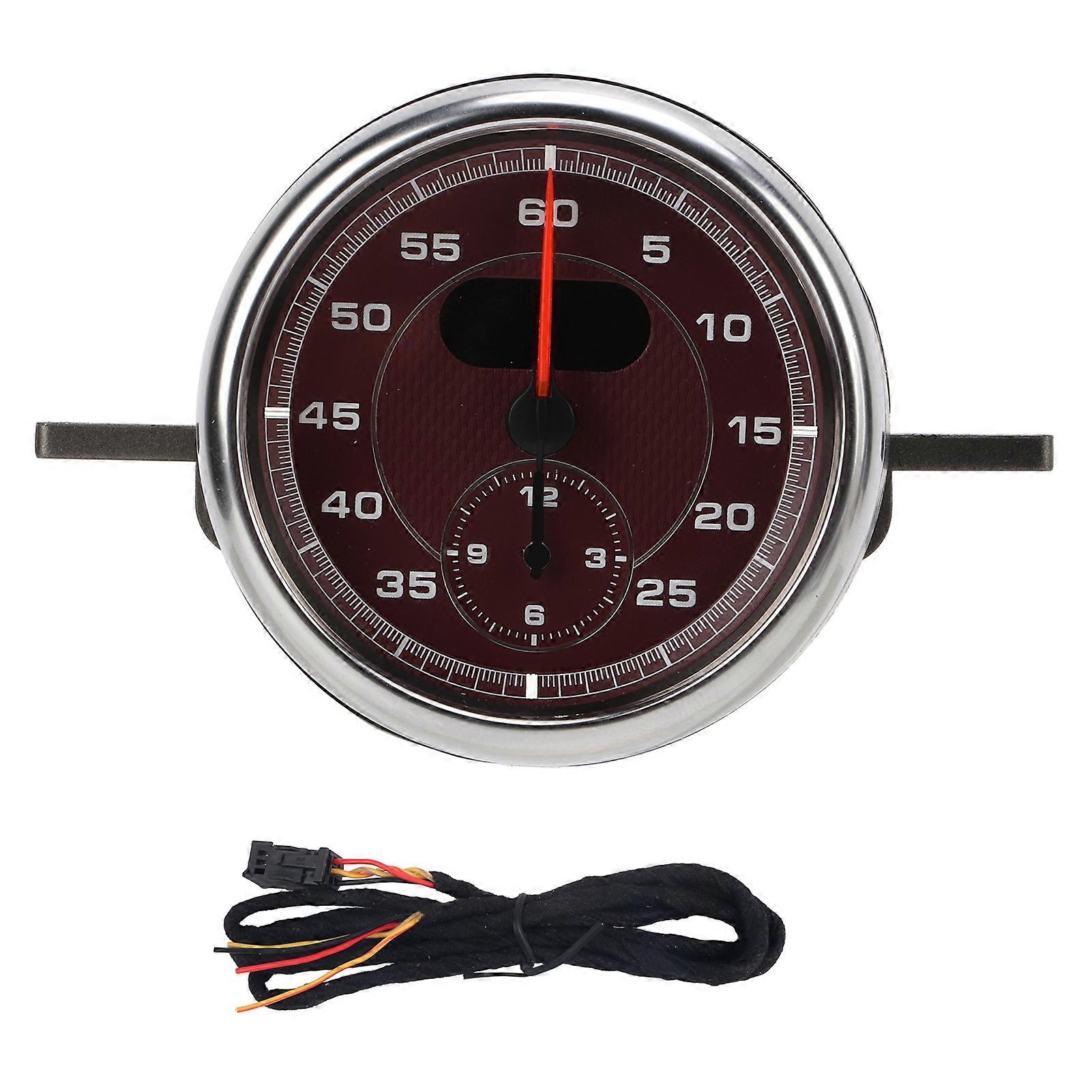 ABS Dashboard Gauge Clock Car Interior Accessory Replacement for Cayenne Panamera MACAN 718 911