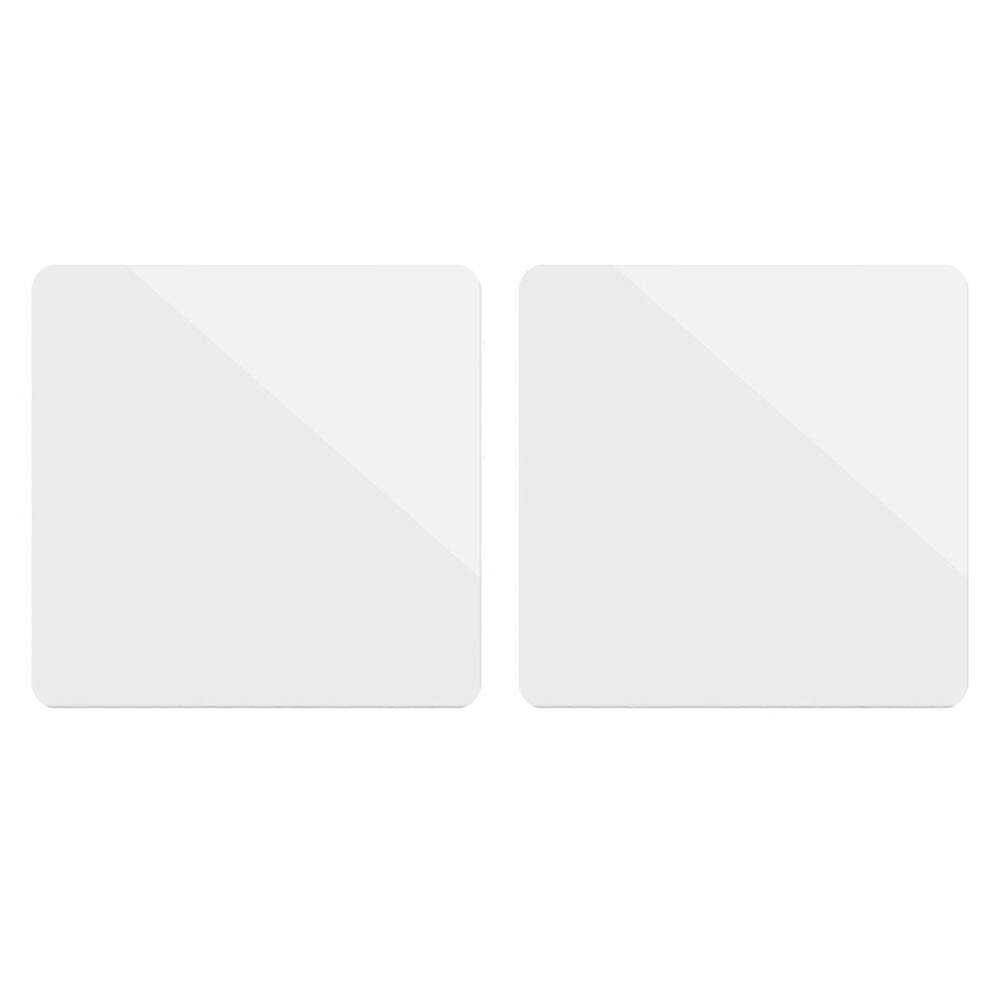 Acrylic Reflection Board for Jewelry Photography Props with Smooth Surface 2 Pieces White