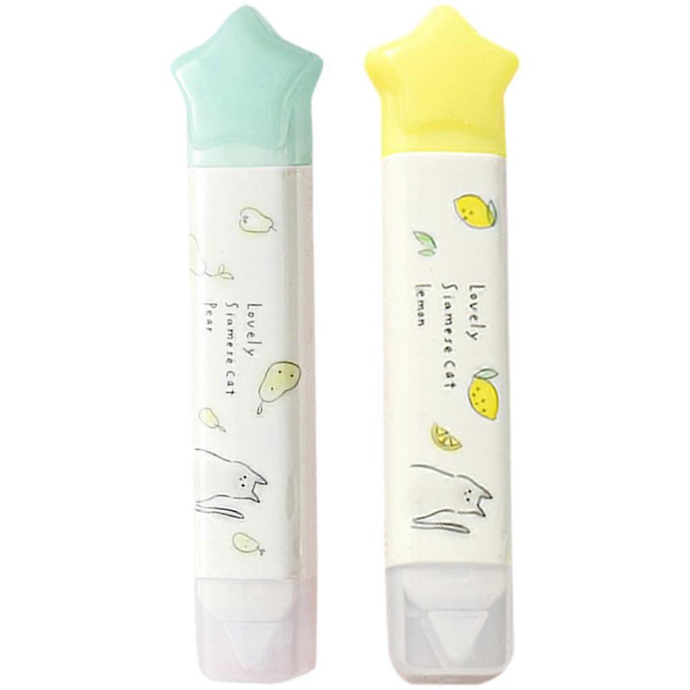 Correction Tapes Writing Mistake Tape Rewriting Capability Assorted Color 2Set