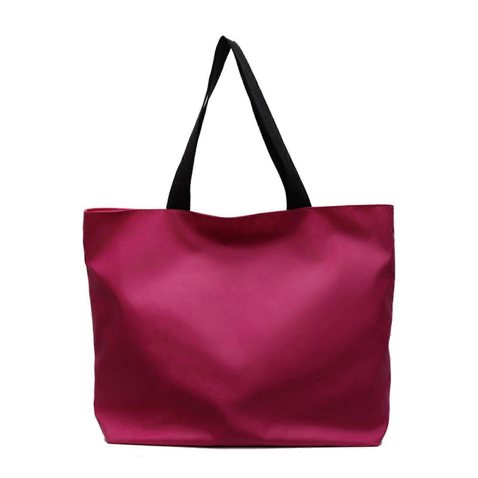 2025 Premium Nylon Work Bag Comfortable Underarm Strap Spacious Interior For Documents Electronics Accessories  Pink