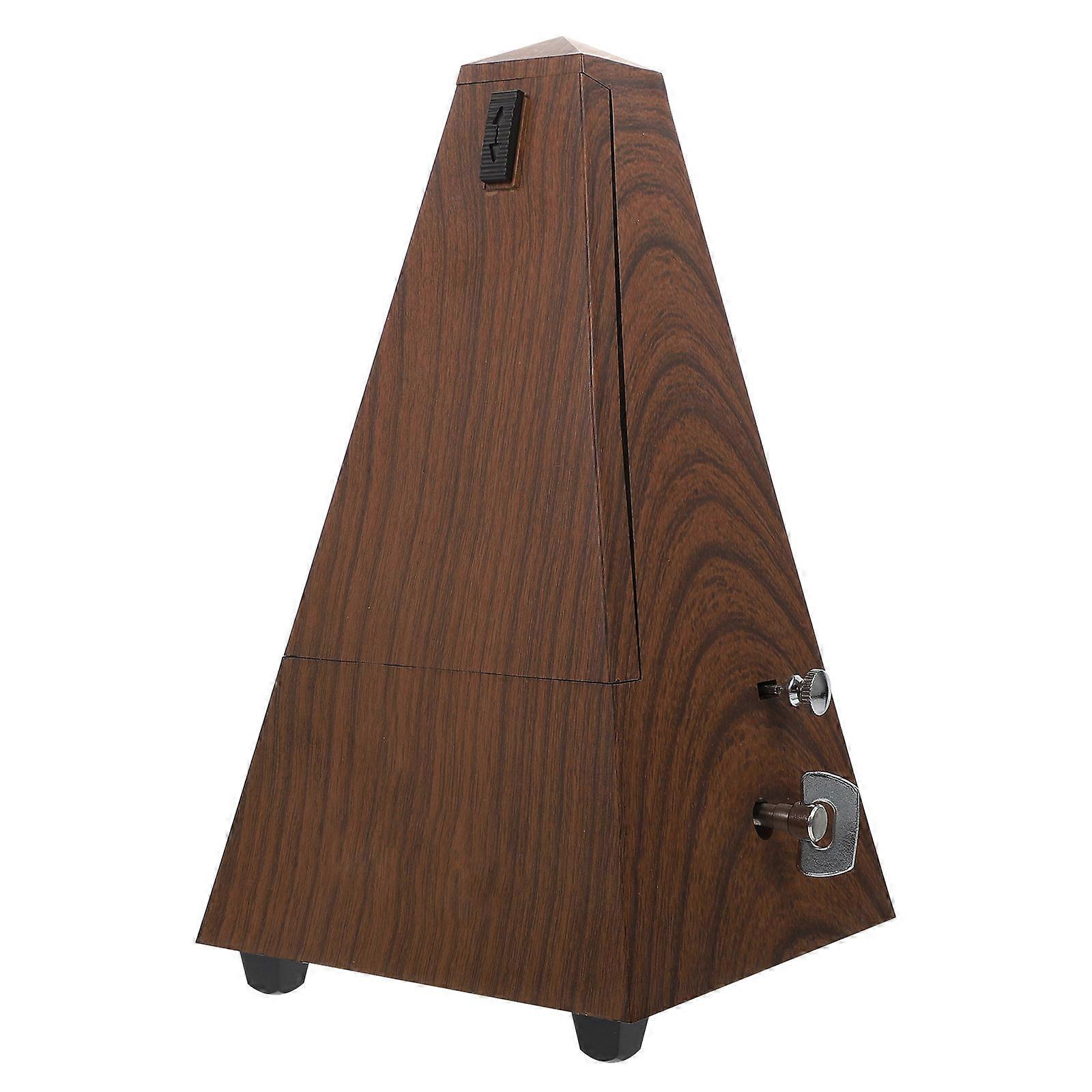 Wooden Mechanical Metronome   Versatile Musical Instrument Accessory for Guitar, Piano, Violin – Easy to Use Upgrade with Vocal Beat Function for