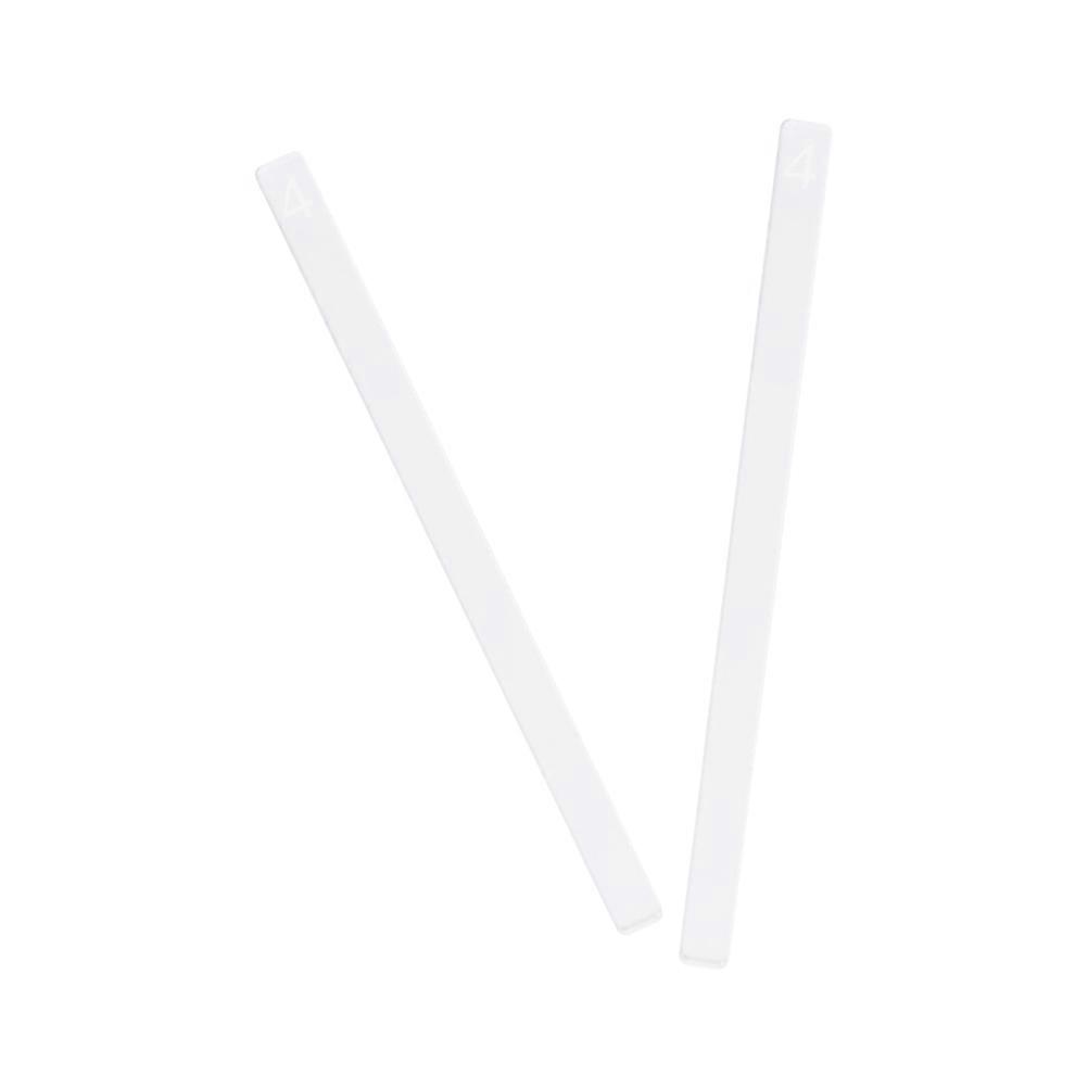 Cookie Thickness Rulers Pastry Ruler Baking Measuring Ruler For Amateur Cooks 15.72X0.98X0.16Inch Acrylic Dough Leveling 2Pcs