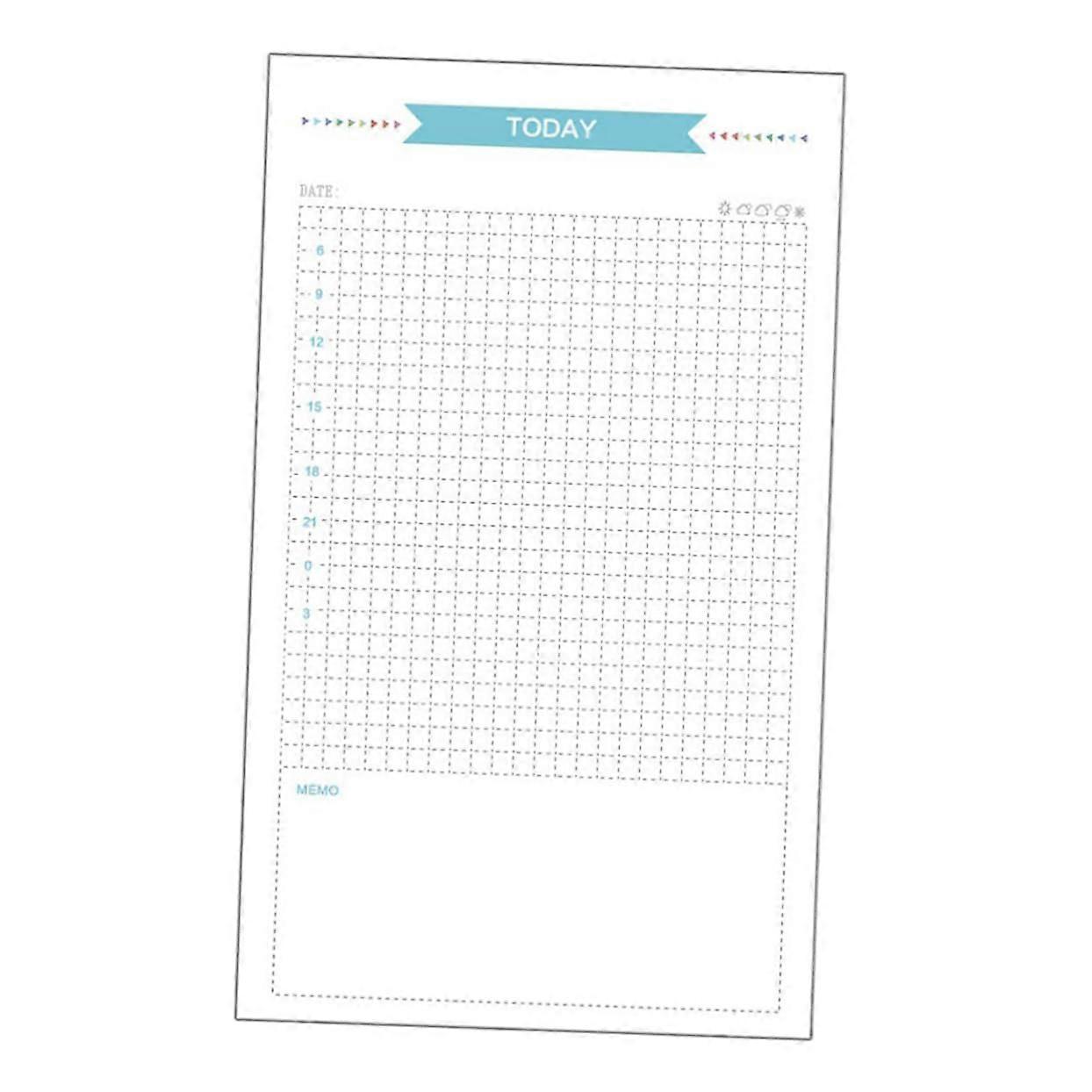 40 Sheets Refill Paper A5 Squared 6 Holes for Notebook Planner Diary Diaries and More