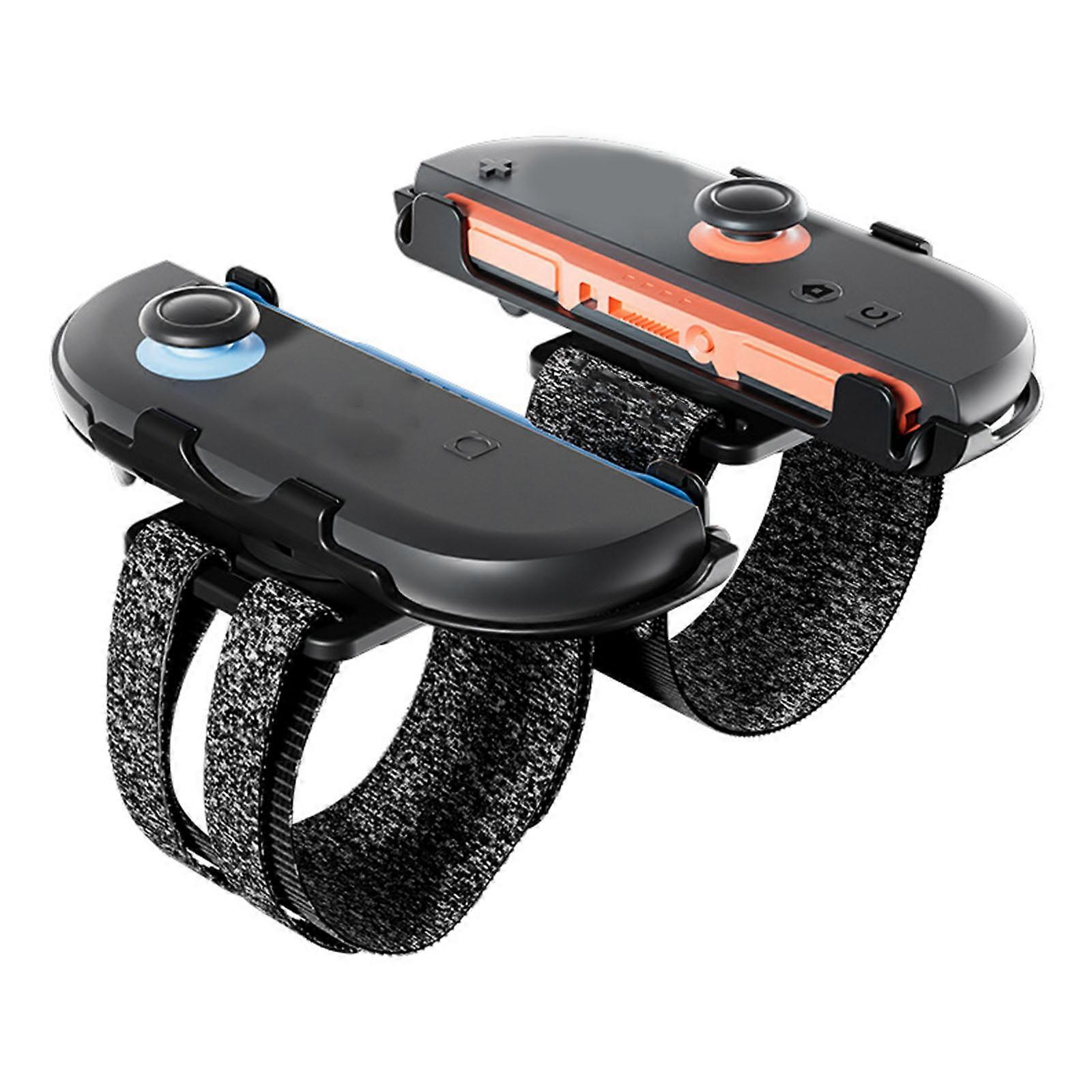 1 Pair Wrist Strap for NS2 Controller Adjustable Wristband for Adults Teens Elastic Breathable Wrist Straps  Orange Blue