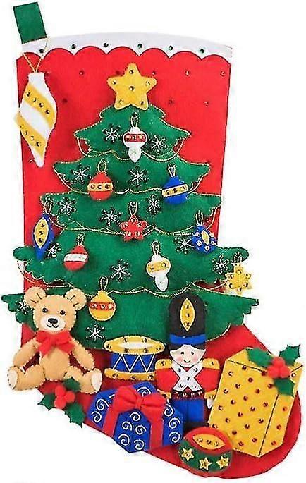 Diy Christmas Stocking Kit - Creative Holiday Craft For Kids