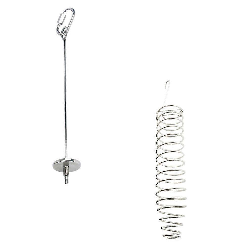 2Pcs Parrot Stainless Steel Fruit Fork Bird Vegetable Fork Pet Feeder Silver